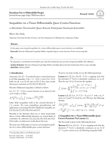 Inequalities via n-Times Differentiable Quasi