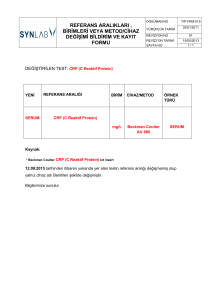 CRP C Reaktif Protein