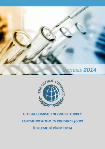 Genesis 2014 - UN Global Compact