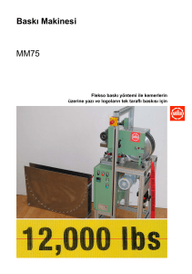 Baskı Makinesi MM75