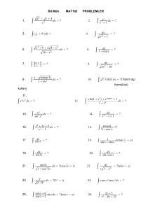 ex ( 1 dx dx x2ex3 x4 dx sinxdx dx dx dx sin3x dx 3x