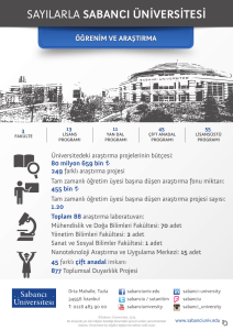 sayılarla su-2016 - Sabancı Üniversitesi