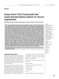 MPJ_431 tr.indd - Marmara Pharmaceutical Journal