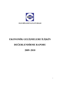 ekonomik gelişmelere ilişkin değerlendirme raporu 2009
