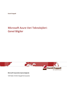Microsoft Azure Data Technologies: An Overview