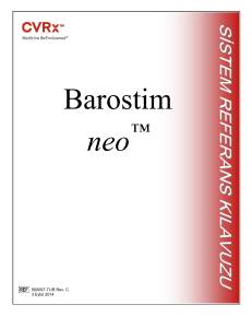 Barostim Neo Hipertansiyon ve kalp yetmezliği Sistemi