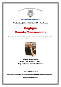 Konferans Sağlığın Sanata Yansımaları