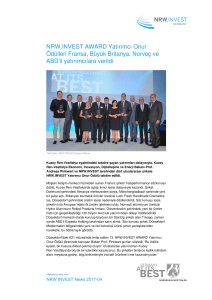 NRW.INVEST AWARD Yatırımcı Onur Ödülleri Fransa, Büyük