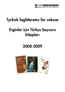 Tyrkisk skønlitteratur for voksne