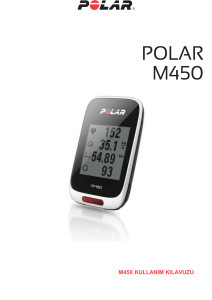 Polar M450 Kullanım kılavuzu