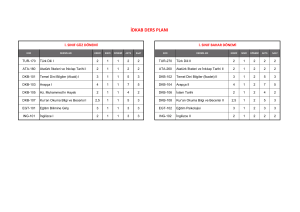 idkab ders planı