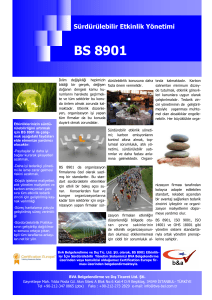 BS 8901 - BVA Belgelendirme