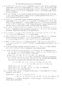 MT 342 1998 Dönem Sonu Sınavı C¸ ¨OZ¨UMLER 1. (a) {1,2,3} = N