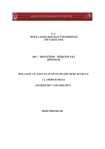 tc muğla sıtkı koçman üniversitesi tıp fakültesi 2017 – 2018 eğitim