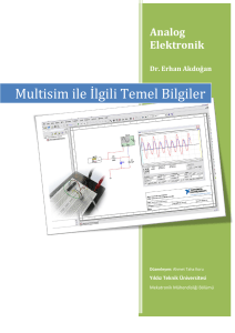 Multisim ile İlgili Temel Bilgiler - Biomechatronics Research Lab – YTU