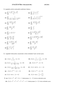 Analiz II ödev 2