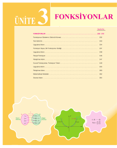 3 FONKSİYONLAR