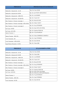 program program-kayıt danışmanı program staj