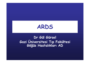 Dr Gül Gürsel Gazi Üniversitesi Tıp Fakültesi Göğüs Hastalıkları AD