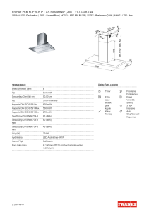 Format Plus FDF 905 P I XS Paslanmaz Çelik | 110.0378.744