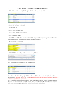 3. SINIF ÖĞRENCİLERİNİN ALMASI GEREKEN DERSLER 1. (2