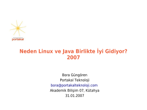 Neden Linux ve Java Birlikte İyi Gidiyor? 2007