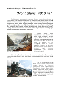 Mont Blanc, 4810 m.