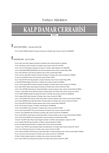 kalp damar cerrahisi