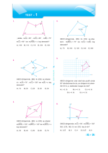TEST – 1 - Murat Matematik