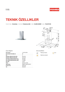 110.0152.538 Teknik Özellikler