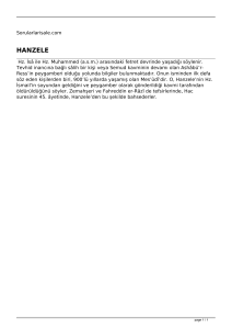 hanzele - Sorularla Risale