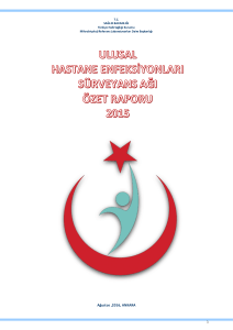 Hastane Enfeksiyonları 2015 Yılı Özet Raporu için tıklayınız