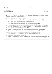 /AXQB 9KS>AX- 8PI>M>NX- ANALcIZ III ArasGnav SorularG