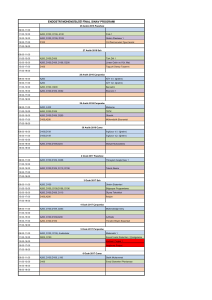 endüstri mühendisliği final sınav programı