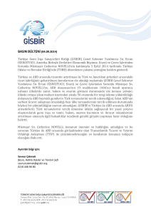 basın bülteni (04.09.2014) - Türkiye Gemi İnşa Sanayicileri Birliği
