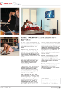Mardav - PROSONIC® Akustik Düzenleme ve Ses Yalıtımı
