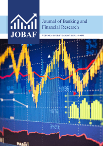 bankacılık ve finansal araştırmalar dergisi (bafad)