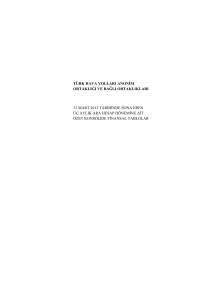 2013 03 Aylık Finansal Rapor - Türk Hava Yolları