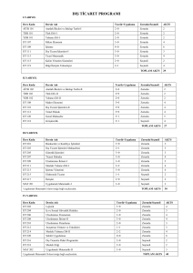 dış ticaret programı