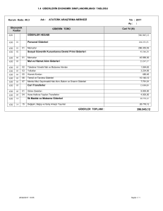 4. giderlerin ekonomik sınıflandırılması tablosu