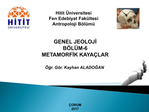PowerPoint Sunusu - Hitit Üniversitesi
