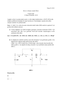 Devre ve Sistem Analizi Ödevi