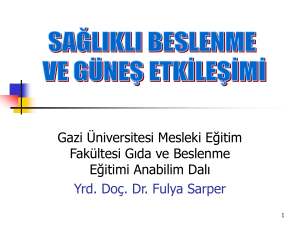 PowerPoint Sunusu - Gazi Üniversitesi