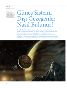 Güneş Sistemi Dışı Gezegenler Nasıl Bulunur? (Pdf.)
