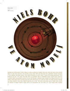 2) Niels Bohr ve Atom Modeli