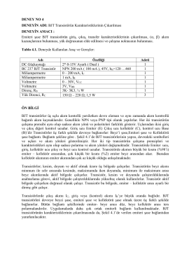 Elektronik elemanlar ve devre teorisi