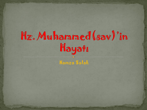 Hz. Muhammed*in Hayat