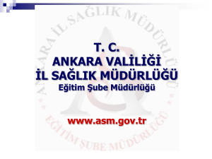 İLAÇ TÜRLERİ - Ankara İl Sağlık Müdürlüğü