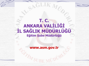 bilinç bozukluğu - Ankara İl Sağlık Müdürlüğü