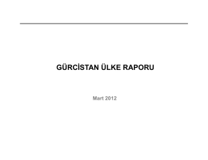 gürcistan ülke raporu - Suluova Ticaret ve Sanayi Odası